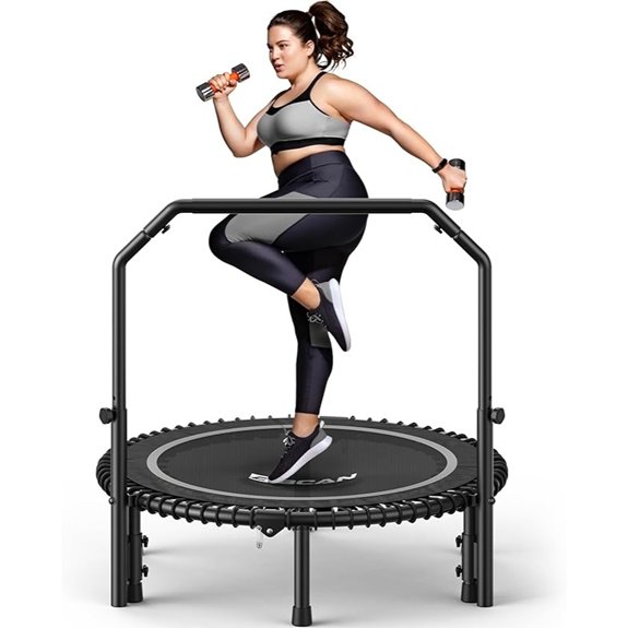 BCAN Mini Rebounder Trampoline for Adults