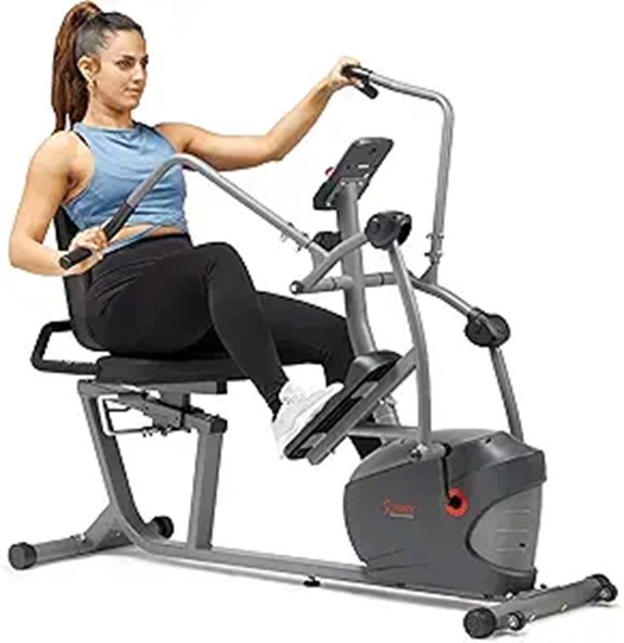 Sunny Health & Fitness Smart Recumbent Bike
