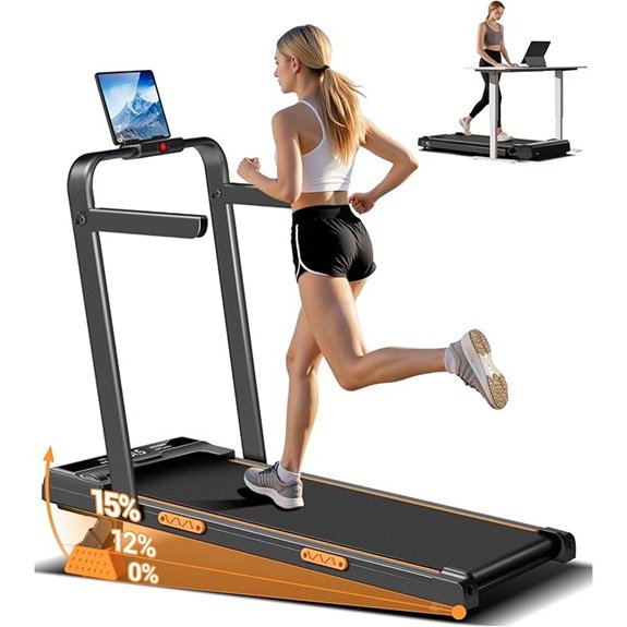 3 in 1 Folding Walking Pad Treadmill