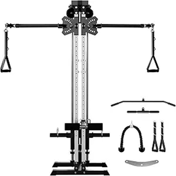 GMWD Wall Mounted Cable Machine for Home Gym