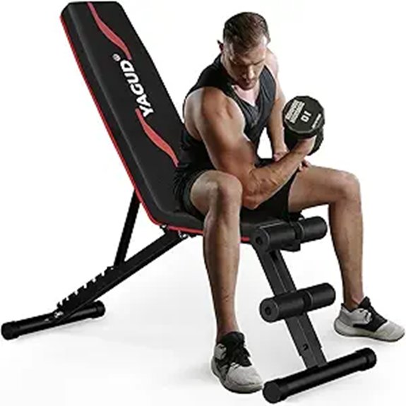 Adjustable Weight Bench Press for Home Gym