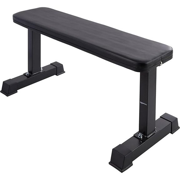 Amazon Basics Sturdy Flat Weight Bench for Home Gym