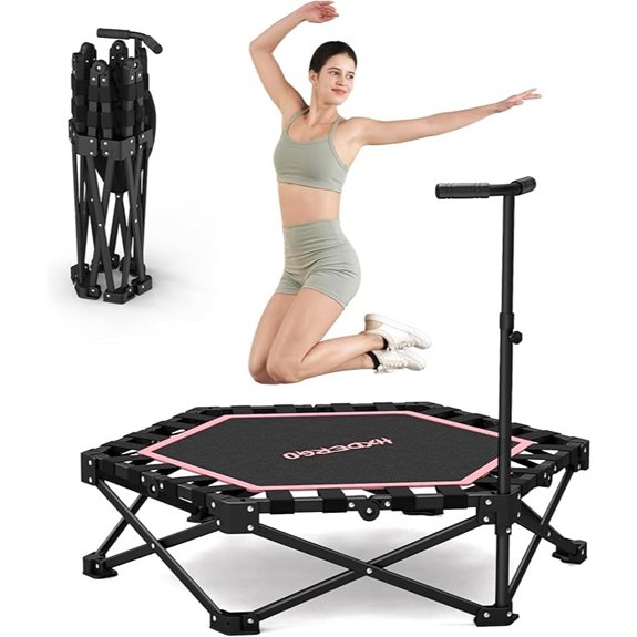HXD-ERGO 42'' Foldable Mini Trampoline
