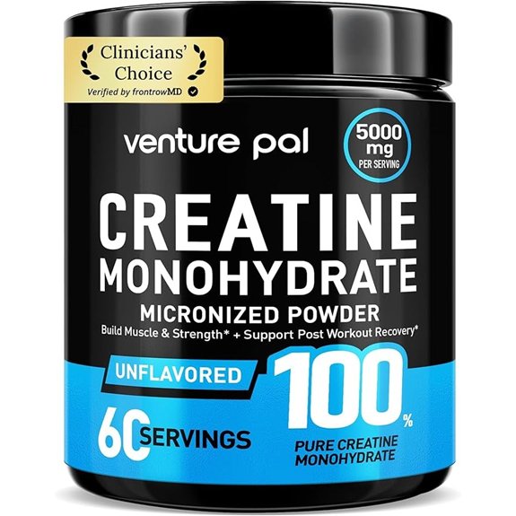Venture Pal Micronized Creatine Monohydrate Powder 5000mg