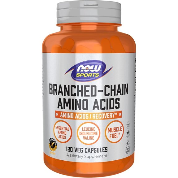 NOW Foods Branched Chain Amino Acids 120 Veg Capsules
