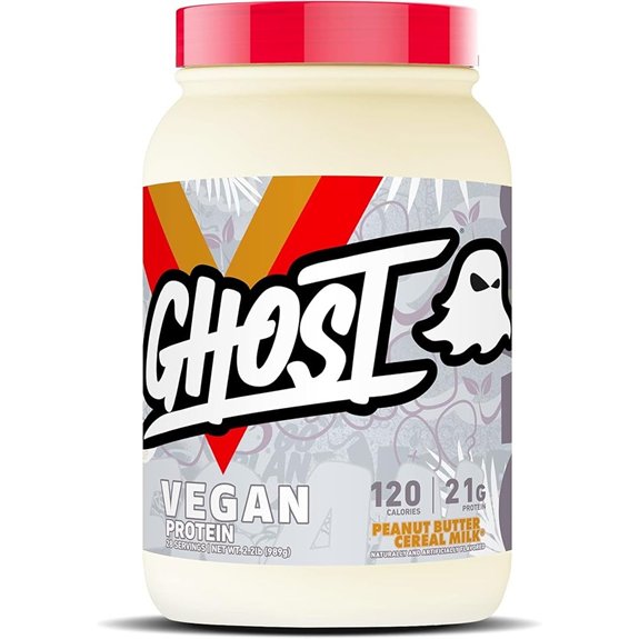 GHOST Vegan Protein Powder Peanut Butter Cereal Milk