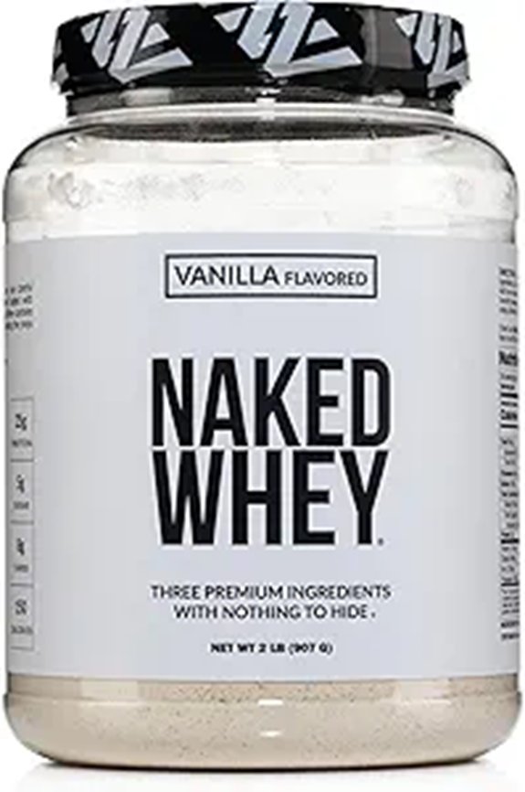 NAKED Whey Vanilla Protein Powder (24 Servings)