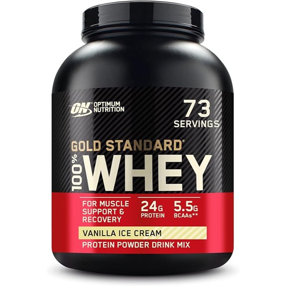 Optimum Nutrition Gold Standard Whey Protein Powder Vanilla