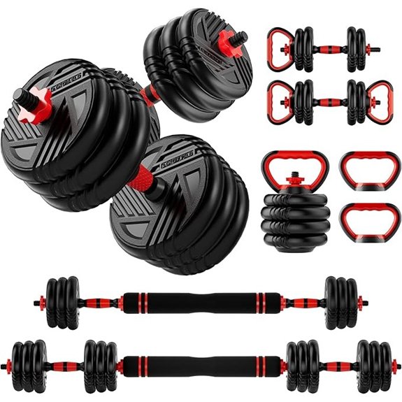Adjustable Dumbbell Set (5-in-1 Weight Set)